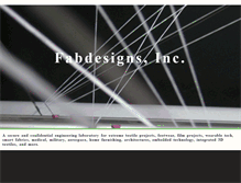 Tablet Screenshot of fabdesigns.com